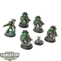 Salamanders - 5 Devastator Squad - bemalt