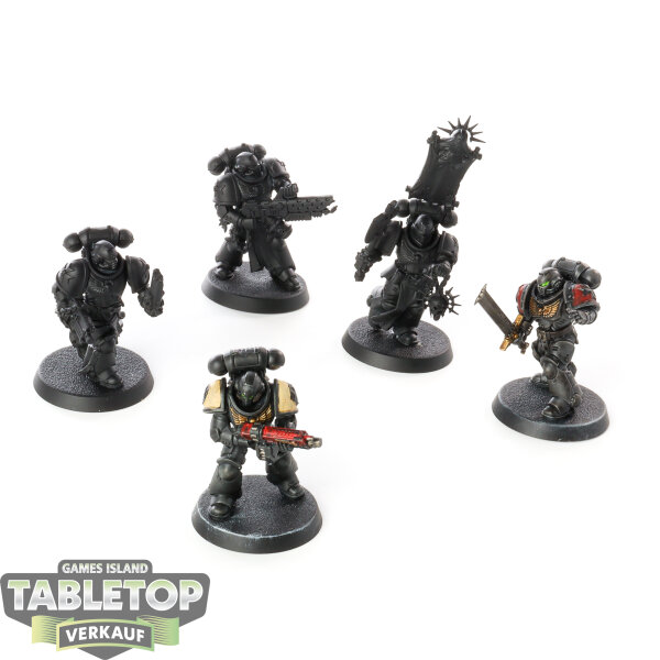 Black Templars - 5 Intercessor Squad - teilweise bemalt