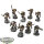 Blood Angels - 10 Space Marine Assault Squad classic - teilweise bemalt
