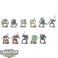 Orks - 11x Ork Boyz klassisch - teilweise bemalt
