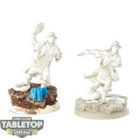 Miniaturen - Bushido: 2x Enbannage Ashigaru - unbemalt