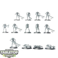 Necromunda - 10 Necron Warriors - unbemalt