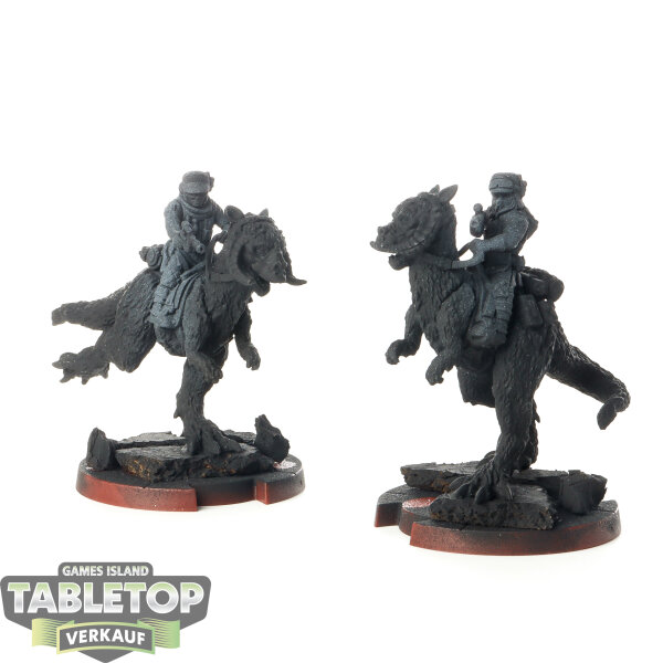 Rebellen - 2x Tauntaun Riders - grundiert