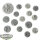 Bases - Tabletop Art: 15 verschiedene Crystal Field Bases - unbemalt