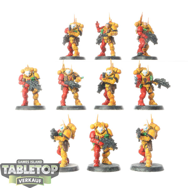 Space Marines - 10x Infiltrator Squad - teilweise bemalt