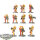 Space Marines - 10x Infiltrator Squad - teilweise bemalt