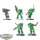 Dark Angels - 5x Assault Intercessor Squad - bemalt