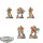 Space Marines - 5x Scouts klassisch - bemalt