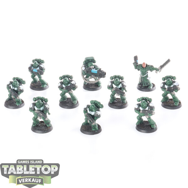 Dark Angels - 10 Tactical Squad - bemalt