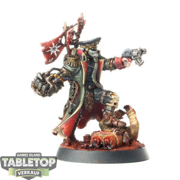 Miniaturen - Renegade Death Division - Commissar - Heretics - bemalt