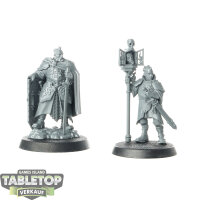 Age of Sigmar - Freeguild Marshal and Relic Envoy - unbemalt
