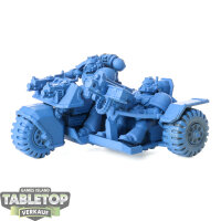 Space Marines - Attack Bike klassisch - grundiert