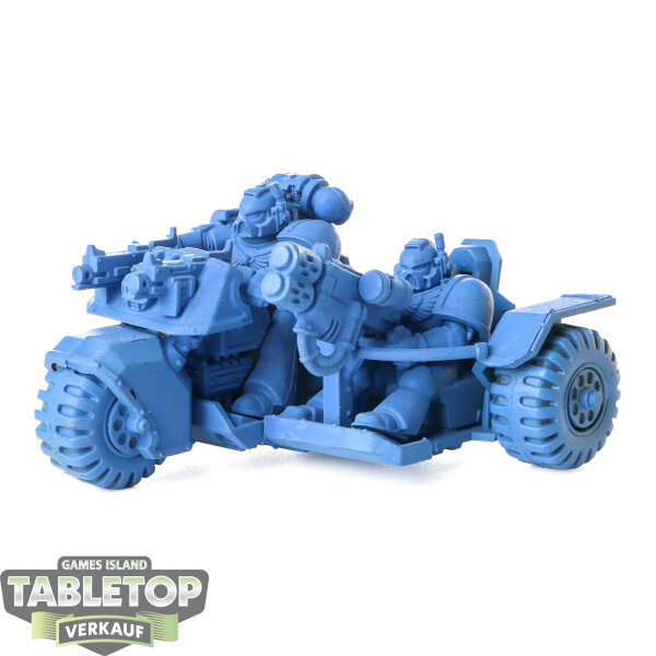Space Marines - Attack Bike klassisch - grundiert