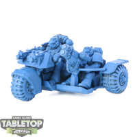 Space Marines - Attack Bike klassisch - grundiert