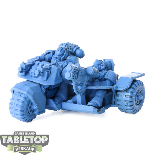 Space Marines - Attack Bike klassisch - grundiert