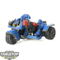 Space Marines - Attack Bike klassisch - teilweise bemalt