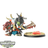 Orks - Beastboss - teilweise bemalt