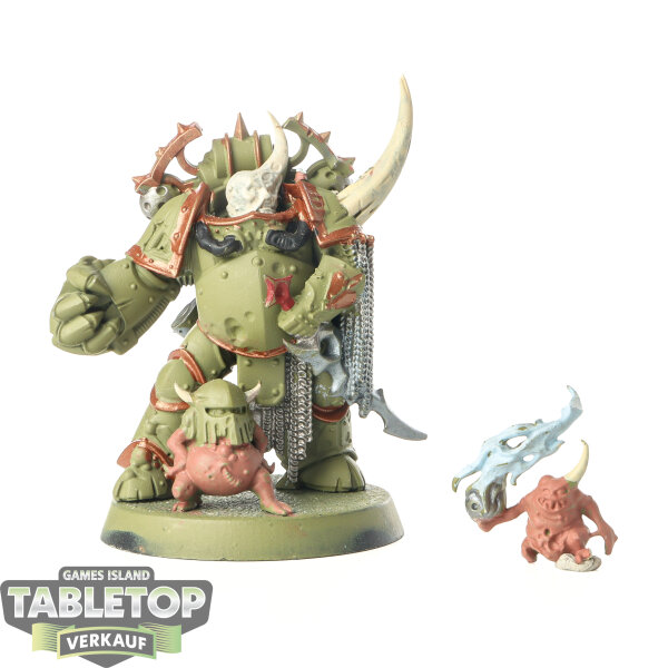 Death Guard - Plague Marine Champion - teilweise bemalt