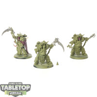Death Guard - 3 Deathshroud Terminators - teilweise bemalt