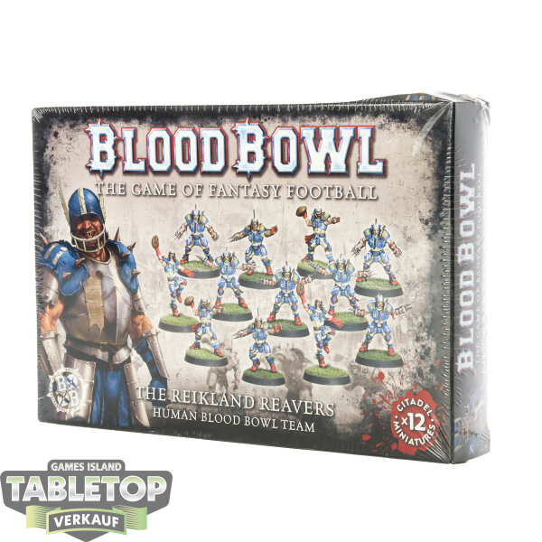 Blood Bowl - 12 Human Team: Reikland Reavers - Originalverpackt / Neu