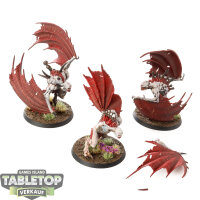 Flesh-eater Courts - 3 Crypt Flayers - bemalt
