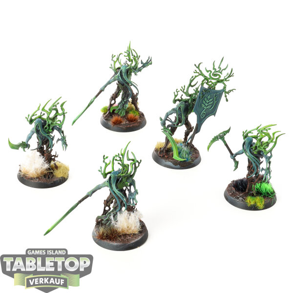 Sylvaneth - 5 Tree-Revenants - bemalt