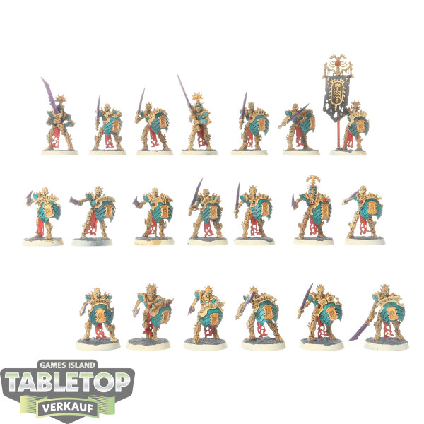 Ossiarch Bonereapers - 20x Mortek Guard - bemalt
