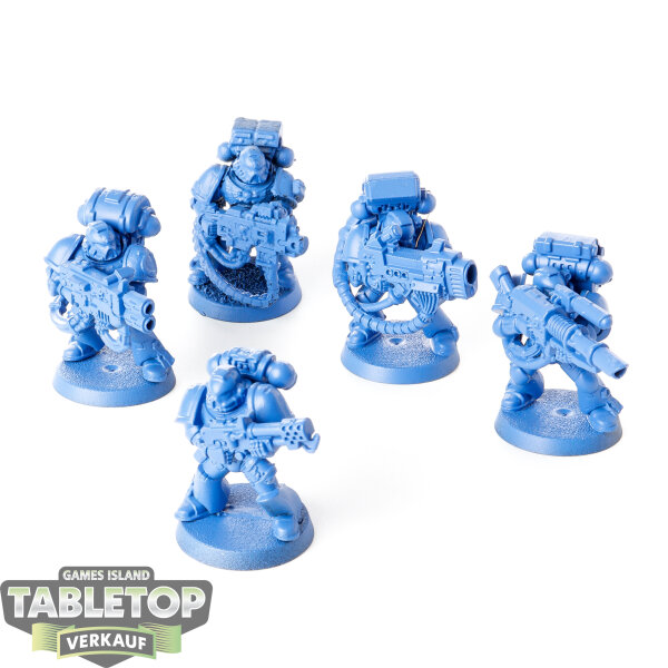 Space Marines - 5 Devastator Squad classic - grundiert