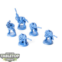 Space Marines - 5 Scout Squad classic  - grundiert