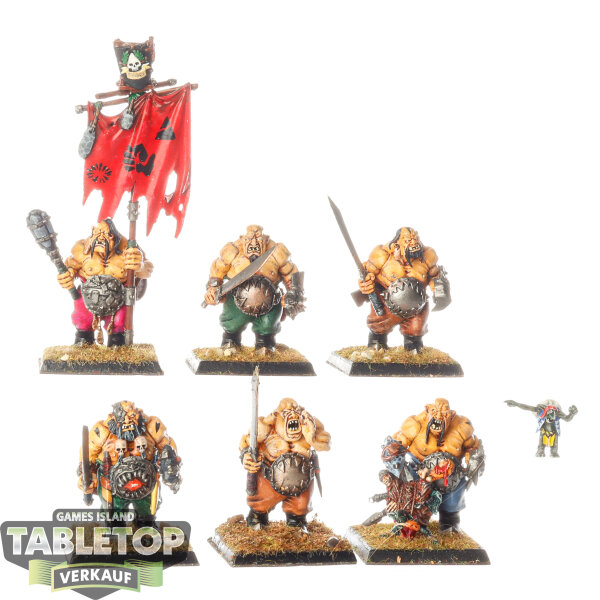 Ogre Kingdoms - 6 x Ogor Gluttons - bemalt