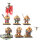 Ogre Kingdoms - 6 x Ogor Gluttons - bemalt