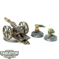 Orks - Big Gun (Zzap Gun) klassisch - bemalt