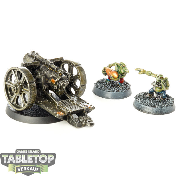 Orks - Big Gun (Kannon) klassisch - bemalt