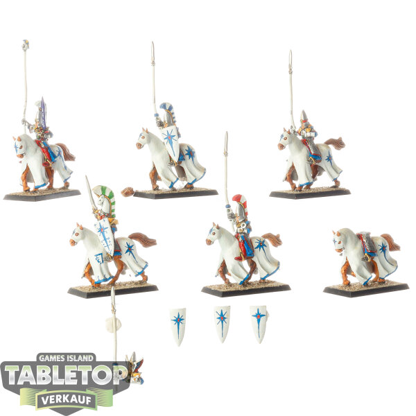 High Elf Realms - 6 x Silver Helms klassisch - bemalt
