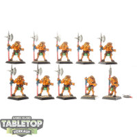 Beastmen Brayherds - 10 x Chaos Beastmen klassisch - bemalt
