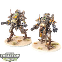 Chaos Knights - 2 War Dog  - teilweise bemalt