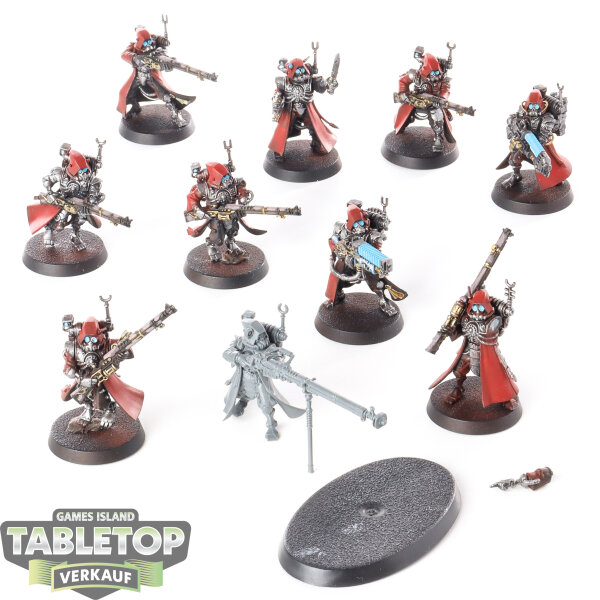 Adeptus Mechanicus - 10 Skitarii Rangers - teilweise bemalt