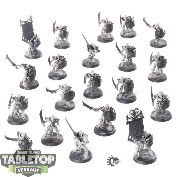 Ossiarch Bonereapers - 20 Mortek Guard - teilweise bemalt