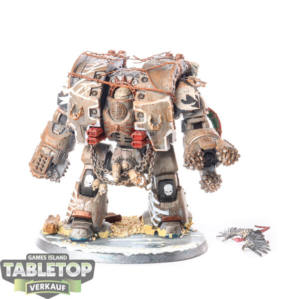 Horus Heresy - Leviathan Siege Dreadnought with Claw & Drill Weapons - bemalt