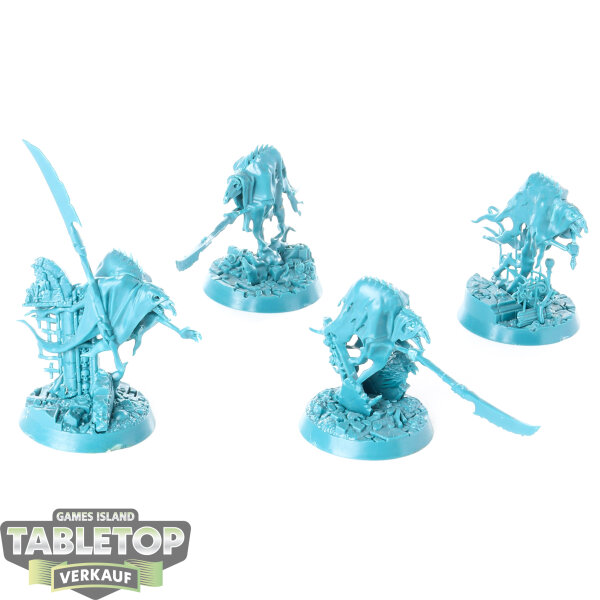 Nighthaunt - 4 Drepur’s Wraithcreepers - unbemalt