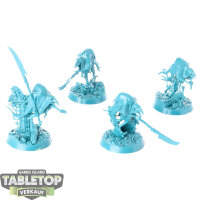Nighthaunt - 4 Drepur’s Wraithcreepers - unbemalt