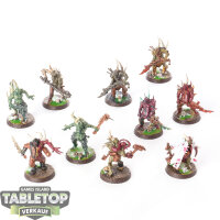 Death Guard - 10 Poxwalkers - teilweise bemalt