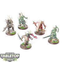 Death Guard - 5 Poxwalkers - teilweise bemalt