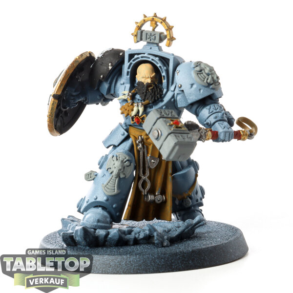 Space Wolves - Arjac Rockfist - teilweise bemalt