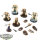 Dark Angels - 5x Deathwing Knights - bemalt