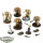 Dark Angels - 5x Deathwing Knights - bemalt