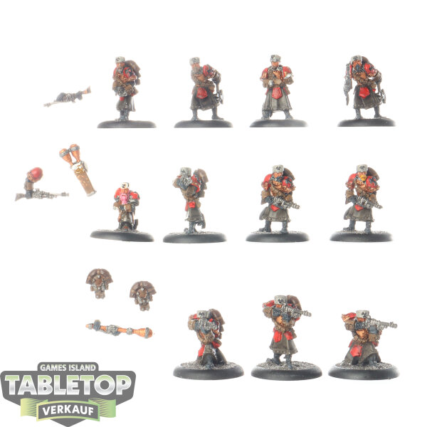 Khador - 11 Winter Guard Rifle Corps - bemalt