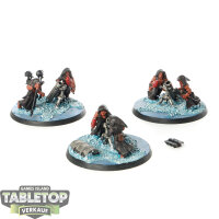 Astra Militarum - 3 Heavy Weapons Squad - bemalt