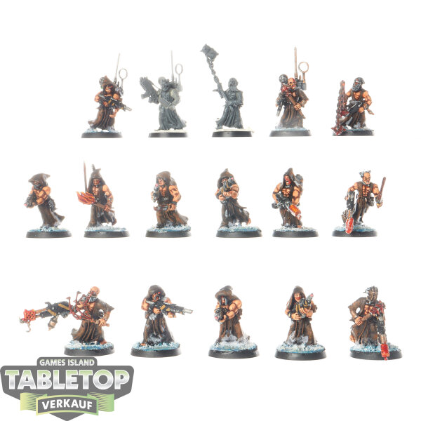 Astra Militarum - 16 Flagellants - teilweise bemalt