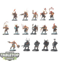 Chaos Space Marines - 16 Chaos Cultists - teilweise bemalt